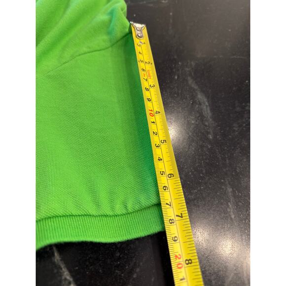 Polo Ralph Lauren Men’s Custom Fit Green Pink Pony Polo Shirt Size L - Picture 9 of 10
